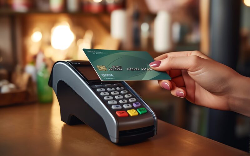 person-holding-credit-card-front-counter-with-green-white-checkout